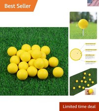 20 Pack Practice Golf Balls, 41mm Foam Golf Balls, Realistic Feel and Long La...