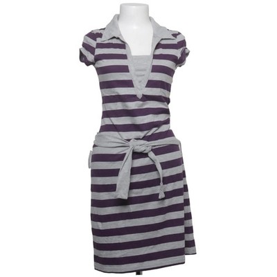Flash Lights, Kleid, Größe: 36, Lila/Grau, Baumwolle, Streifen, Damen #CoJ
