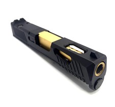 Hta Glock 43 43x 48 Complete Black Reaper Slide Rmsc Cut Gold Tin Ported Barrel Hta Glock 43 43x 48 Complete Black Reaper Slide Rmsc Cut Gold Tin Ported Barrel