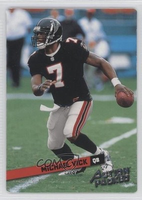 2002 Leaf Rookies & Stars Action Packed Silver 245/500 Michael Vick #16 0d9