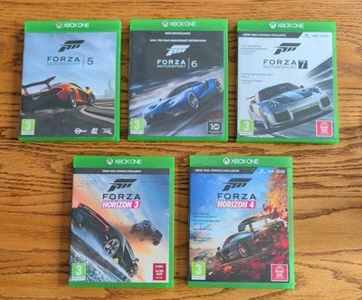 Forza 5,6 & 7 + Horizons 3 &4 Xbox One Series X Spielepaket