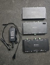 3x CRESTRON HD-RX-USB-2000-C Receievers W/ Pw-2420RU Power Supply
