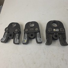 Rigid Milwaukee Ips  MegaPress Jaws Set 1/2 3/4 1 Black Iron Gas Kit Pro Tool