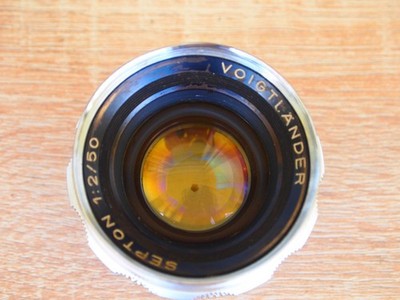 Voigtlander Septon 50mm f2 DKL Mount For Bessamatic / Ultramatic US DUTIES INCL