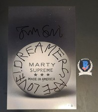 Josh Safdie Signed Autographed Marty Supreme 11x17 Photo Dream Big BAS COA