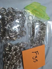 300 VMC SPLIT RINGS PLUS UNKNOWN 60 PART OR WEIGHTS   LOT F35-F36