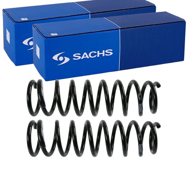 2X Sachs Fahrwerksfedern Hinten Passend FÜR Mitsubishi Outlander Links+Rechts-image