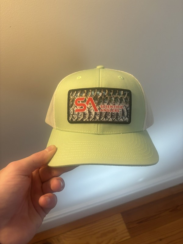 Scientific Anglers Fly Fishing Hat One Size Fits All Baseball Flat Brim