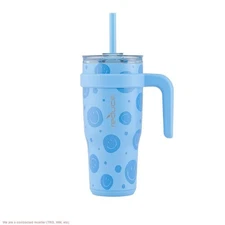 Reduce 24oz Cold1 Vacuum Insulated Stainless Steel Straw Tumbler Mug Blue
