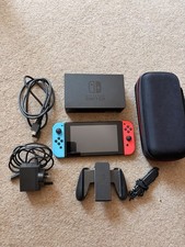 Nintendo Switch Console with Neon Blue/Neon Red Joy-Con Controllers, 2017