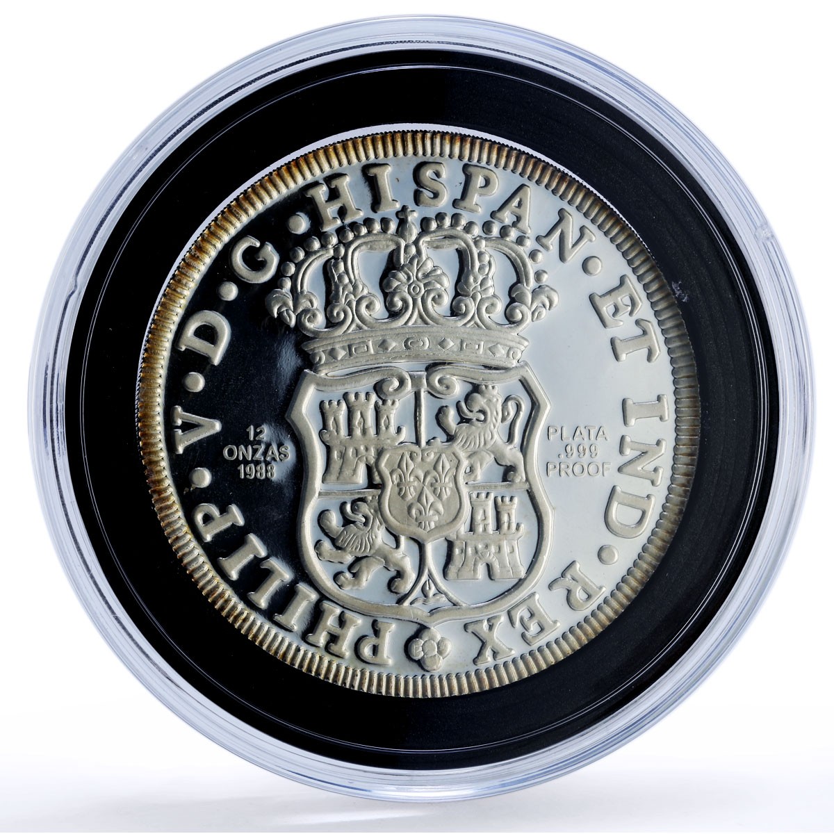 Mexico Pillar Dollar 8 Reales 1732 Restrike 12 oz silver medal