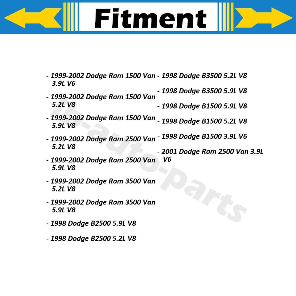 2X Front Brake Line Hose First Stop For For Dodge B1500 1998 - Image 2 of 4