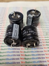 100uf 400 volt / ELECTROLYTIC CAPACITOR / 105 degree / 2 PIECES qzty 