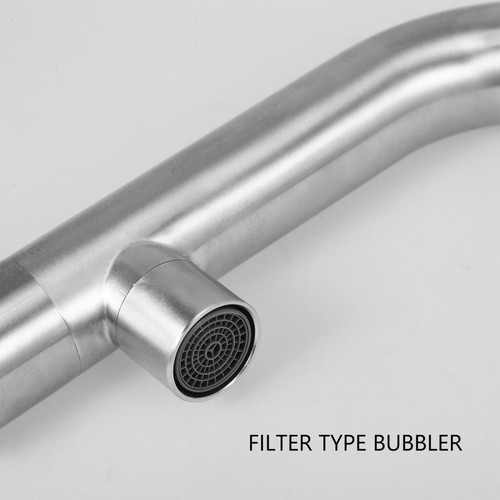 Grifo de lavabo baño mezclador inodoro agua acero inoxidable - Imagen 5 de 12