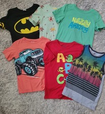 Boys Summer Bundle Of 5 Tshirts And 1 Tank Top 5T/6T