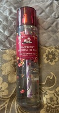 Bath  Body Works MILK RASPBERRY HOLIDAY PIE BAR Fine Fragrance Mist Spray 8 oz