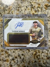 2025 Topps Tier One Jackson Merrill Game-Used Patch Auto #03/149 JERSEY MATCH