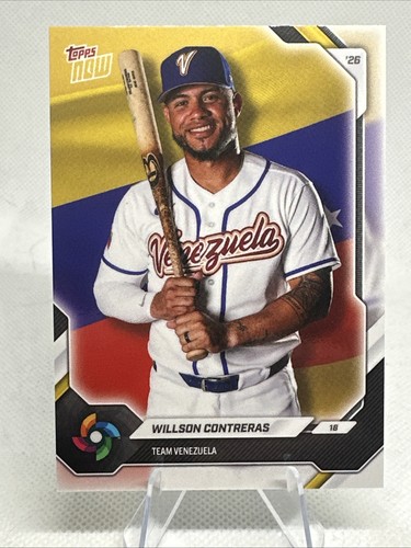 2026 Topps Now World Baseball Classic Team Venezuela #VEN07 Willson Co