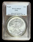 1992 One Ounce American Silver Eagle * PCGS MS69