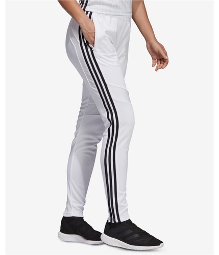 Adidas Womens Tiro 19 ClimaCool Training Athletic Jogger Pants, white, XL