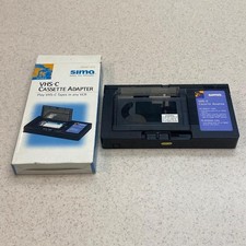 Sima Products Model SCA For Video VHS-C Tapes Cassette Adapter For Any VCR