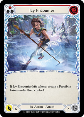 LP FAB Icy Encounter (Red) - Unlimited Edition Lightly Played Tales of Aria Fles