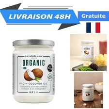 Eat Wholesome Huile de Coco Vierge Bio Crue Pressée à Froid 500 ml