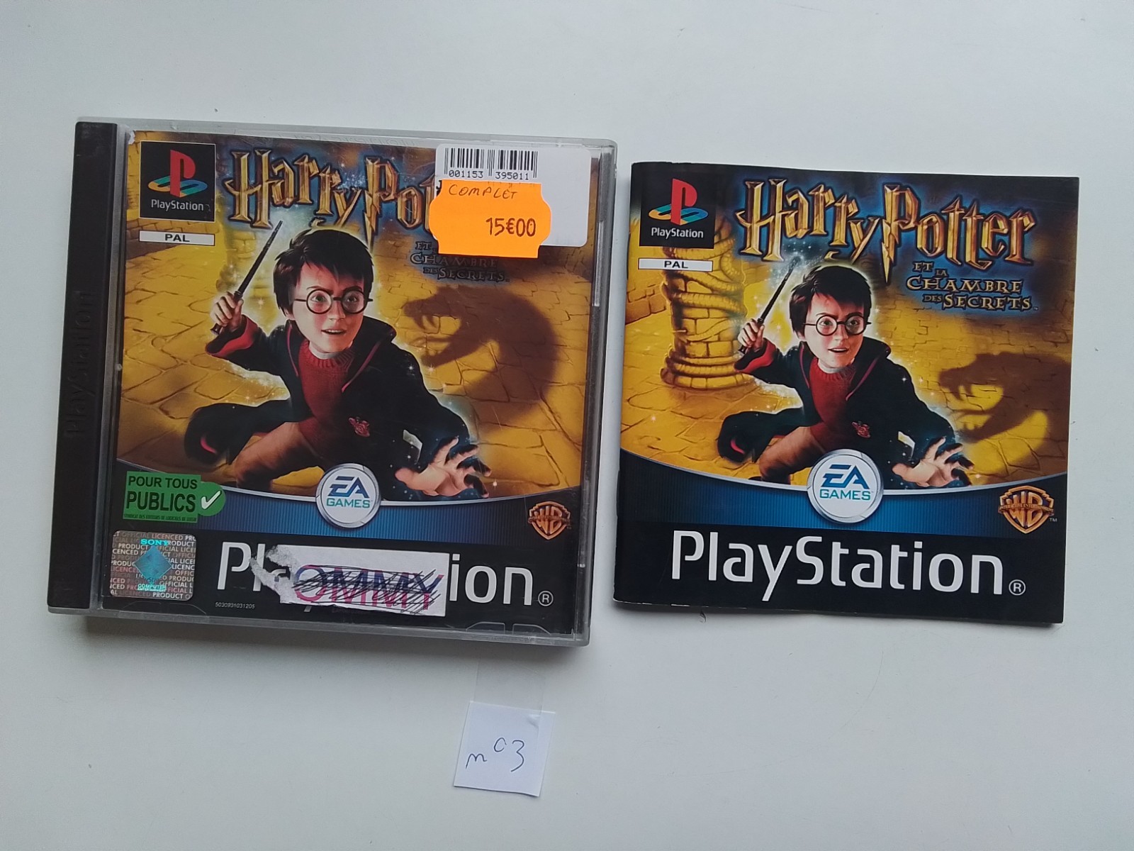 Harry Potter et la Chambre des Secrets Complet sur Playstation PS1 et PS2 !!!