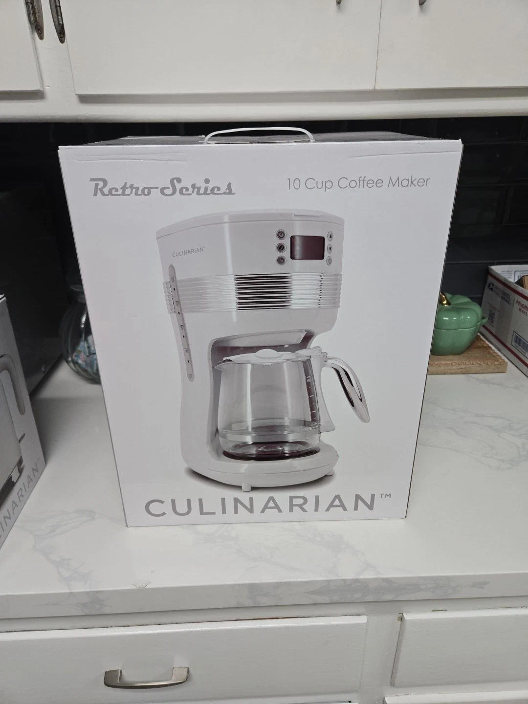 CULINARIAN 10 Cup Coffee Maker Retro Series