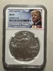 2023 MS70 American Silver Eagle Donald J. Trump45th President