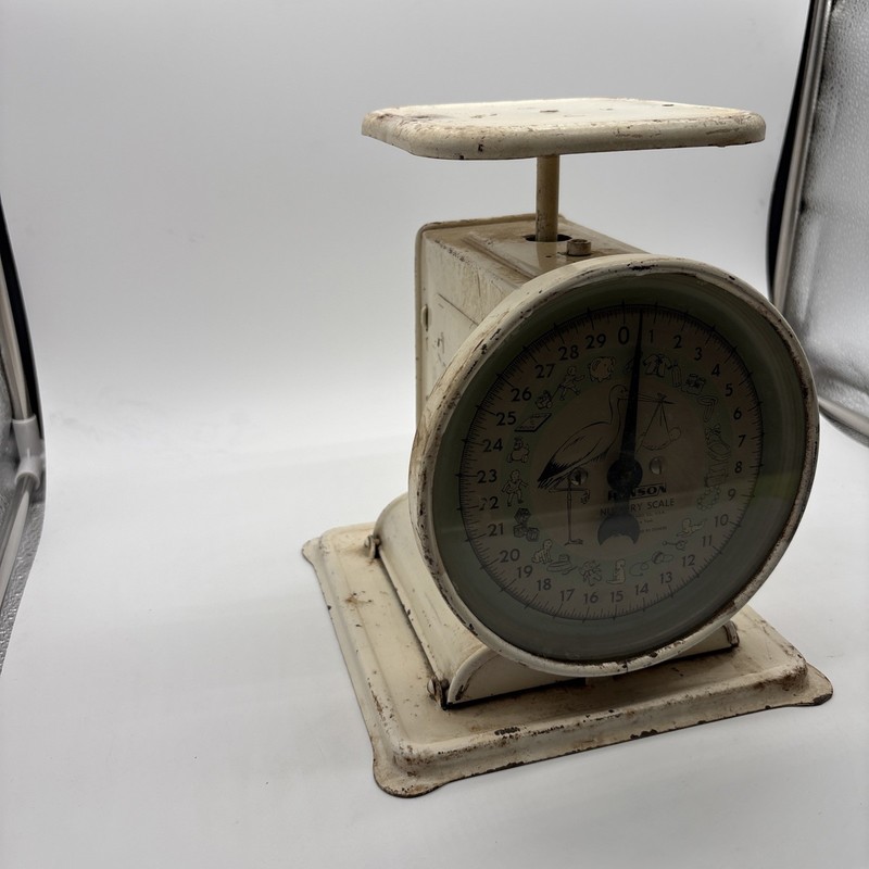 Vintage Hanson Nursery Scale 30 Lb Decor 