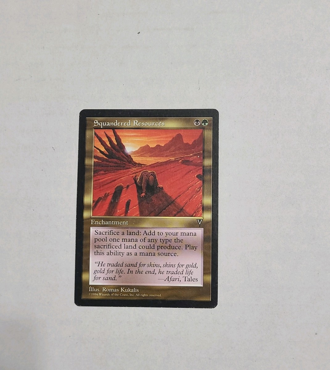 Squandered Resources Visions Regular for sale online | eBay