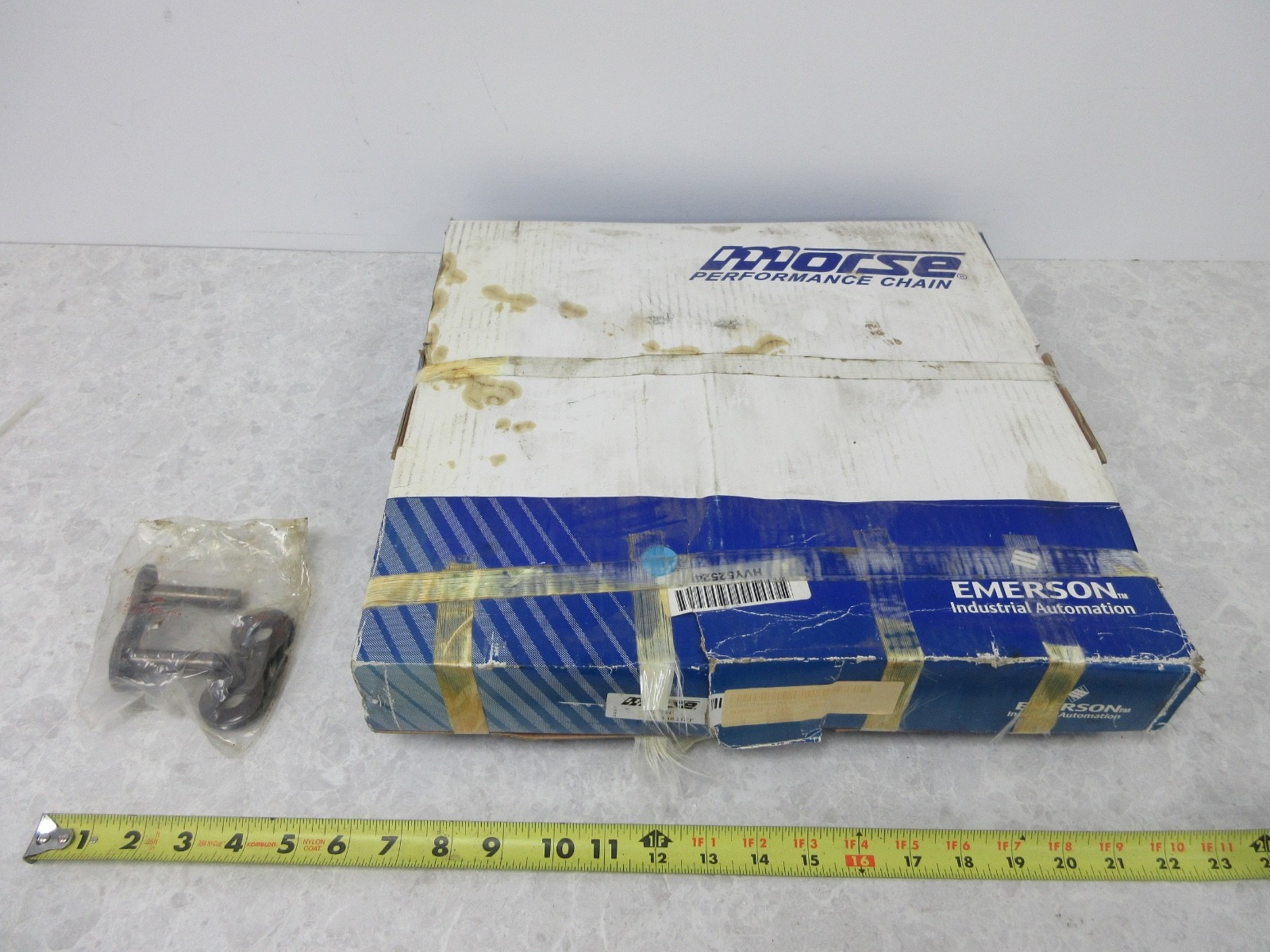 MORSE 140R ROLLER CHAIN, INCLUDES CONNECTING LINK, 10.21FT, Y0365