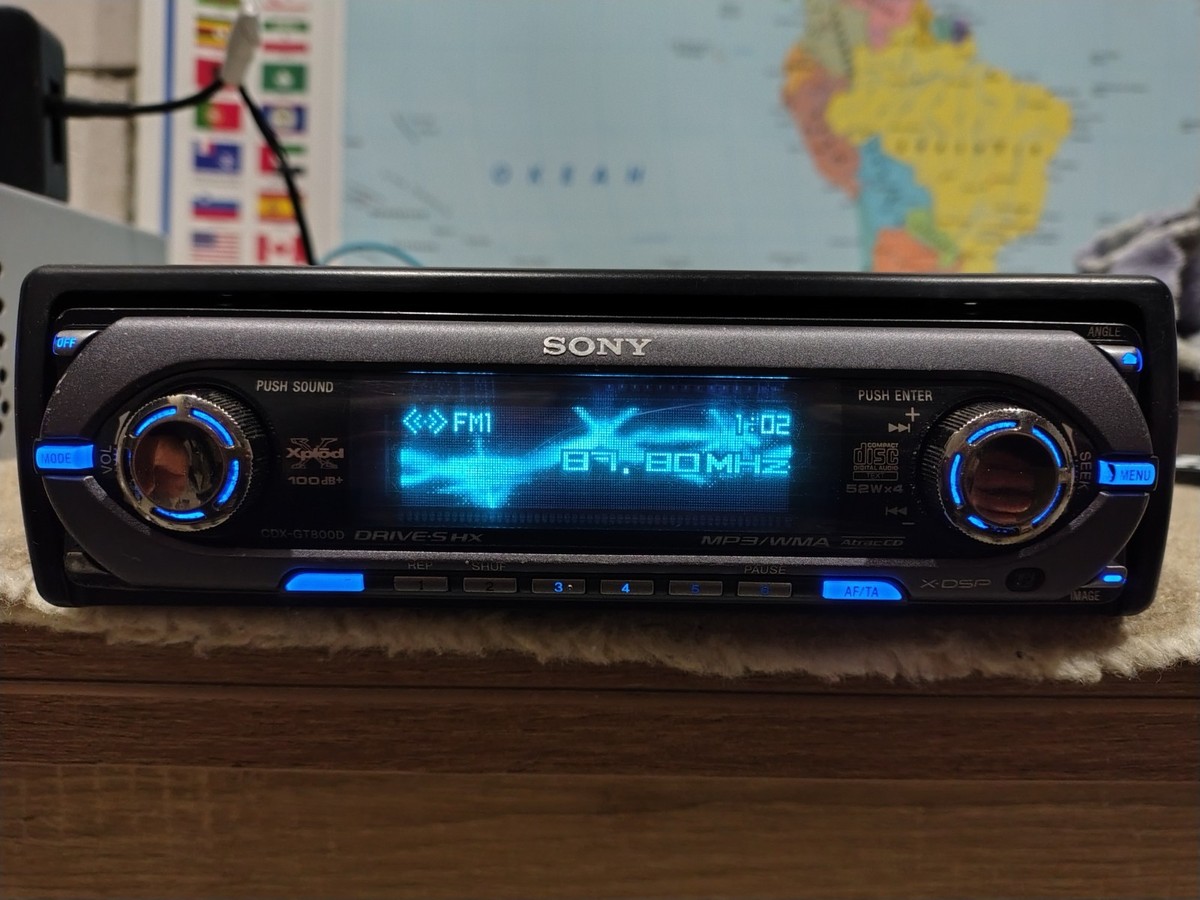 SONY CDX GT800D Car Stereo CD Player In Dash Receiver Fully