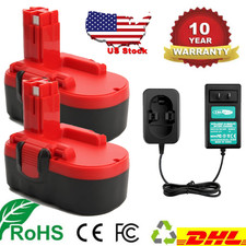 NEW 4800mAh 18V Ni-MH Battery/Charger For Bosch BAT180 BAT025 PSR GSR GDS 18VE-2