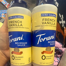 Torani French Vanilla Zero Calorie Sugar Free...