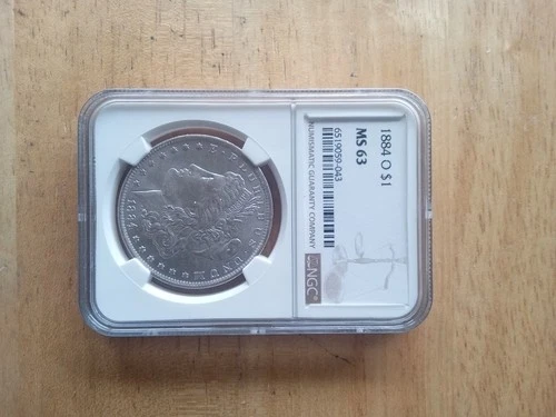 1884-o Morgan Silver Dollar Ngc Ms 63 Buy Now $95.00 Free Shipping