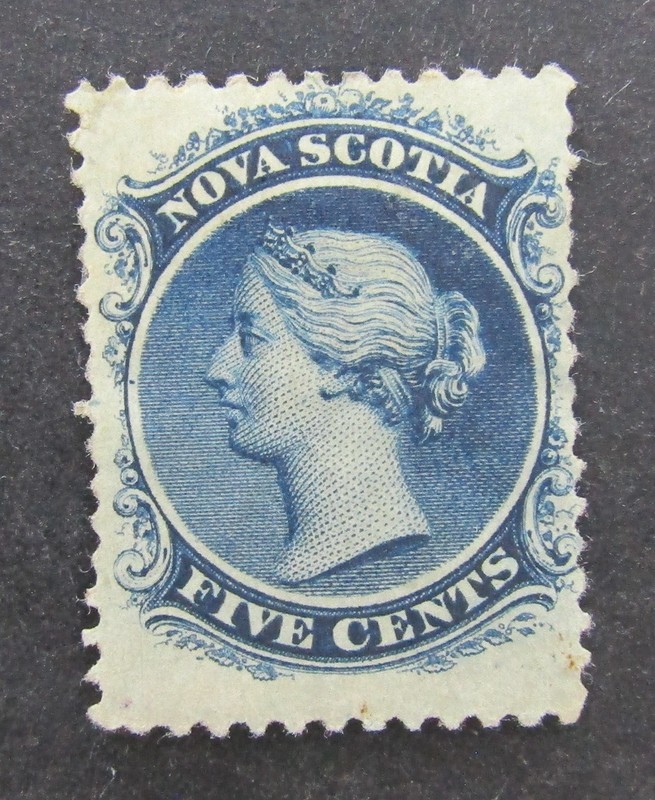 nystamps Canada Nova Scotia Stamp # 10 Mint OG H $400       L10x456