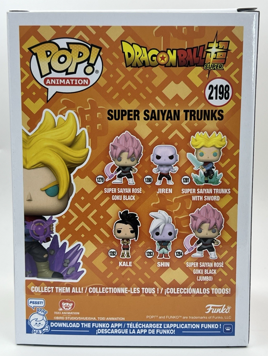 Funko Pop! Super Saiyan Trunks CHASE #2198 Exclusive Vinyl Figure