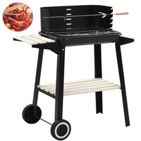 Holzkohlegrill Grill Standgrill Grillwagen Bbq Holzkohle Kohlegrill Gartengrill