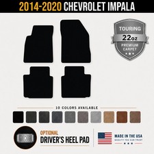 Avery Touring Front Rear Floor Mats For 2014-2020 Chevrolet Impala 1tb