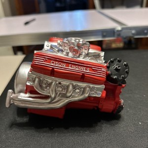 Cison Gasoline V8 Small Block Engine Model Replica Red