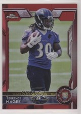 2015 Topps Chrome Rookies Red Refractor 17/25 Terrence Magee #128 j0u