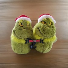 The Grinch House Slippers Women's Size M 7/8 Non-slip Bottoms New With Tags