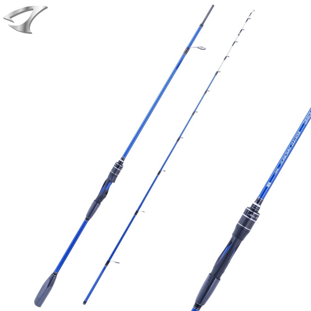 МАСТЕР ловли кальмаров на мормышку Спиннинговая лодочная удочка SQUID HACKER 63S Blue