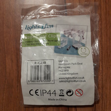 10 PACK Clear Rope Light Fixing Clips