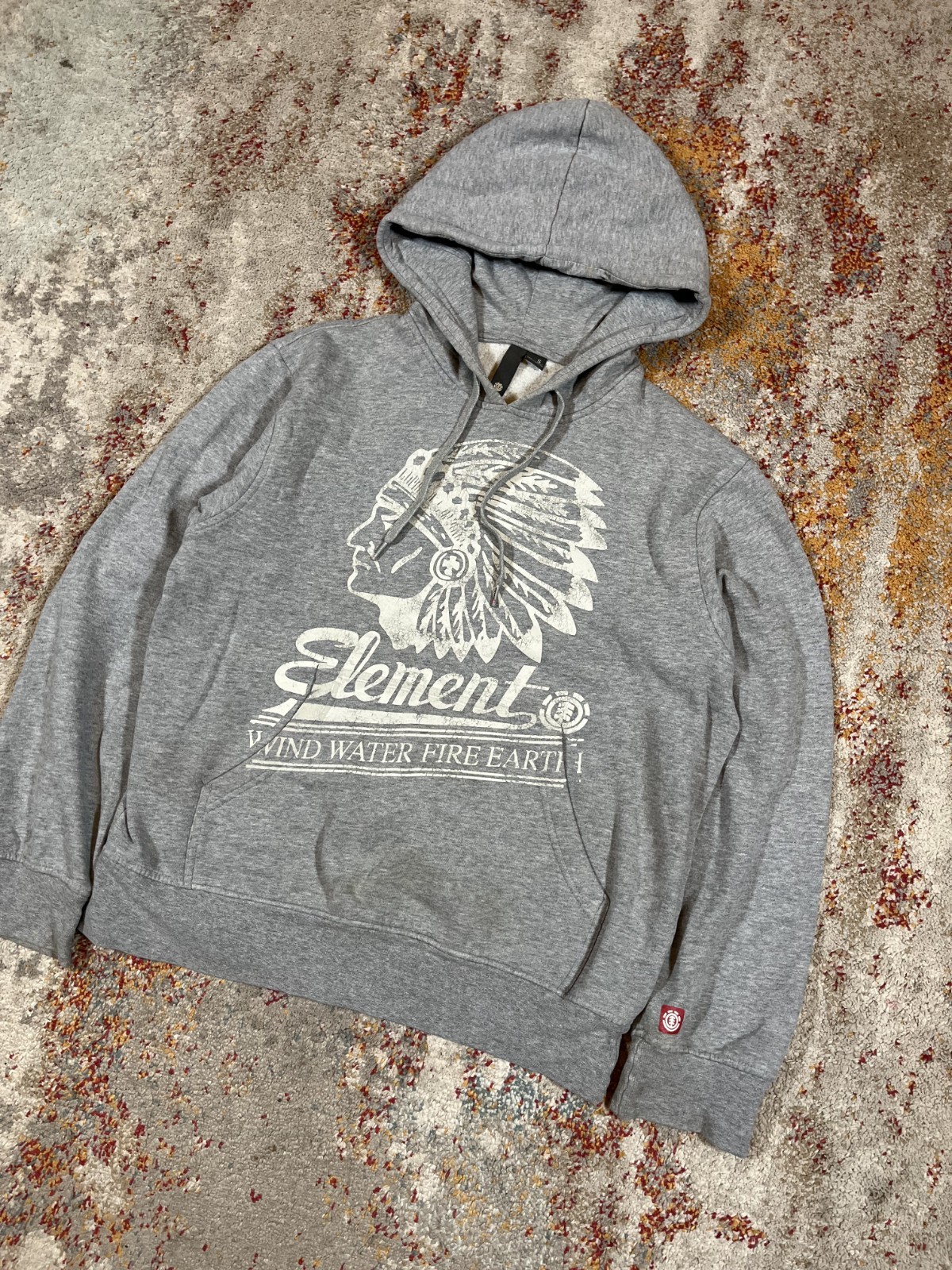 Element Skateboard Native Cheif Pullover Ash Grey… - image 1