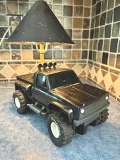 Vintage Folk Art Chevy Truck 4x4 Square Body Chevrolet Desk Table Light Display