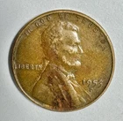 1953 D Lincoln Obverse Wheat Ears Reverse 1 Cent 8342