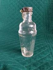 Miniature Cocktail Shaker Bottle With Original Cap -  1920s